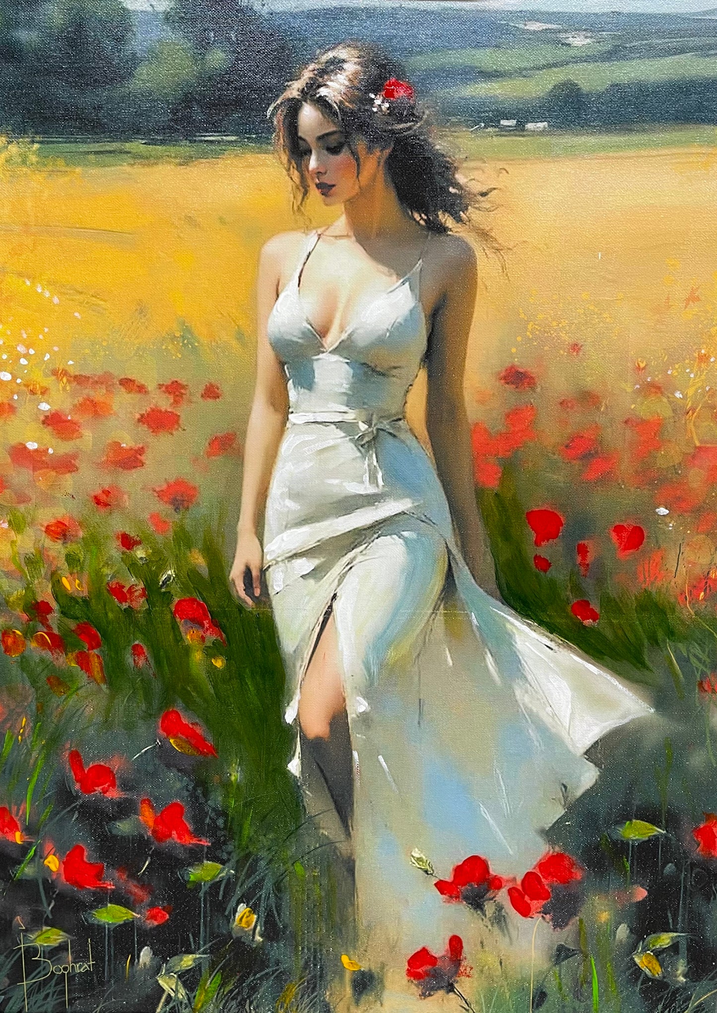 Lady Of The Poppies